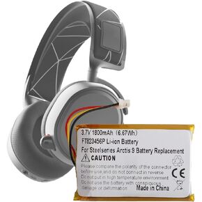 New Replacement Battery FT823456P Compatible with Steelseries Arctis 9 Wireless Gaming Headset
