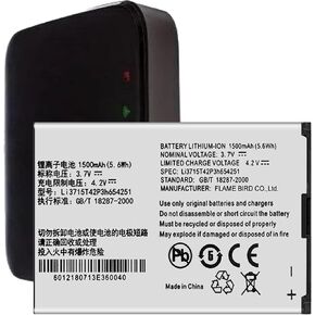 WUHAO Li3715T42P3h654251 Battery for ZTE Z700A MF279 MF286 MF96 MF96U Z289L Sonic 2.0 Replacement Battery