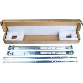 1U Static Ready Rails Kit 053D7M 53D7M Compatible with Dell PowerEdge R320 R420 R620 R330 R430 R630 R440 R640