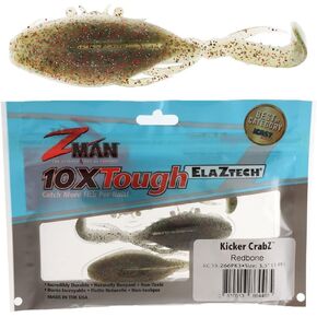 Z-Man KC35-266PK3 Kicker Crabz 3.5" Redbone 3 Pack