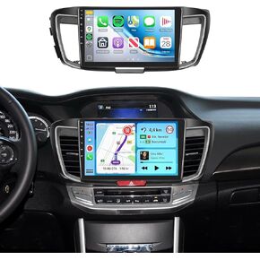 RK-3326S 4+64G Radio for Honda Accord 2.4L 2013-2015 Car Stereo with Wireless Carplay Android Auto,10.1'' 1280X720P IPS Touch Screen,5.0Bluetooth,Android Auto,FM/RDS,Backup Camera
