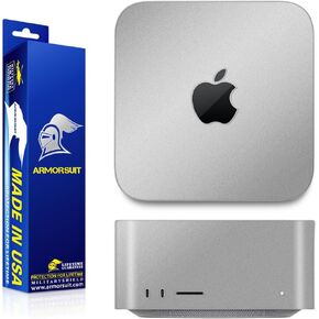 ArmorSuit MilitaryShield Aluminum Satin Skin Vinyl Wrap for Apple Mac Studio