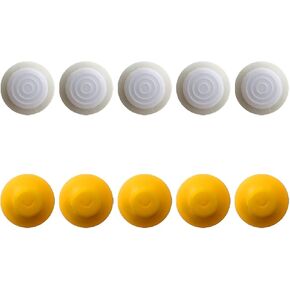 Grabote New 10pcs analog stick cap استبدال لجهاز Gamecube Controller - joolstick thumbstick