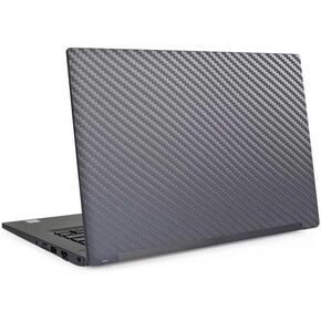 Skinit Decal Laptop Skin Compatible with Latitude 5420 - Officially Licensed Silver Carbon Fiber Specialty Texture Material Design