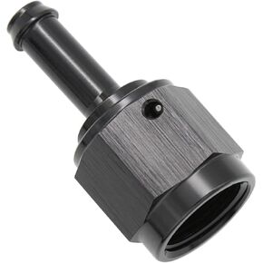Aluminum Straight 6AN Female Swivel to 5/16" Push on Hose Barb Fitting Adapter Alloy Black in Kuwait