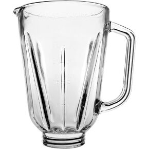 Univen 6 Cup Round Glass Blender Jar Compatible with Hamilton Beach Blenders