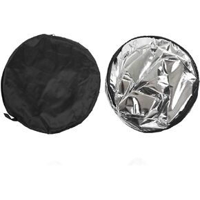 5 in 1 Photography Light Reflector - Collapsible Round Design for Enhanced Soft Lighting, Versatile Shades for All Situations (60cm / 23.6in) (80cm)
