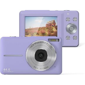 الكاميرا الرقمية ، FHD 44mp 1080p Kids Camera Point و SHOUL CAMERA مع ZOOM ZOOM AUTO FOCUS DIGITAL CAMERA HOMES for Kid Student Children Teen Girl Boy (-2214240003616)