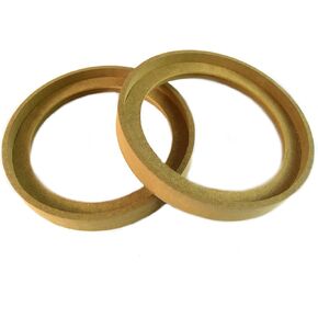 Audiopipe 1 Pair 8" RING-8BZ Universal MDF Speaker Rings with Recess Bezel Mounting Spacer Recessed
