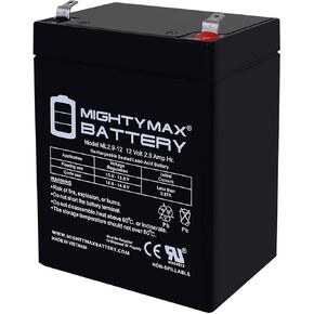 Mighty Max Battery 12V 2.9AH F1 SLA Replacement Battery Compatible with Leoch LP12-2.9