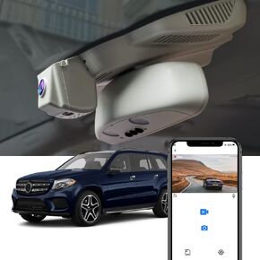 FITCAMX DUAL 2160P+REAR 1080P DASH CAM لعام 2020-2025 مرسيدس-بنز GLE GLS 350 450 580 V167 X167 (Model D) ، OEM Look ، 2 Way HD Video ، WiFi & App ، G-SESOR ، Loop Recording ، Easy-Set ، 128GB Card ، in Kuwait