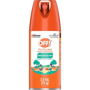OFF! Family Care Insect & Mosquito Repellent I, Smooth & Dry Bug Spray for The Beach, Backyard, Picnics and More, 2.5 oz.