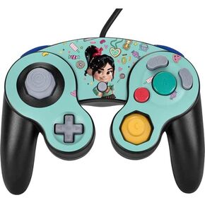 Skinit Decal Gaming Skin Compatible with Nintendo Gamecube Controller - Officially Licensed Disney Wreck-it Ralph Vanellope Sugar Icons Design