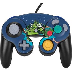 Skinit Decal Gaming Skin Compatible with Nintendo Gamecube Controller - Officially Licensed Disney Peter Pan and Tinker Bell in Neverland Design