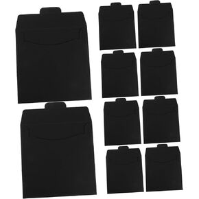 GLEAVI 20pcs Paper CD Sleeves for DVD Storage Bags CD Covers for Organizing Media for Home Office and Commercial Use Space Saving Design