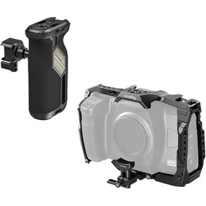 SmallRig Push-Button Rotating NATO Side Handle for Left and Right Hand and Cage for Blackmagic Design Cinema 6K