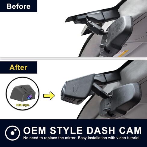 Front 4K & الخلفية 1080p Dash Cam Custom Fit for Subaru Crosstrek 2024 2025 (Model B) ، Base Limited Premium Sport Wilderness ETC ، Look Integrated OEM ، UHD 2160P VIDEO ، APP & WIFI ، in Kuwait