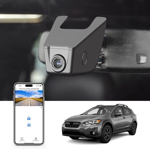 Front 4K & الخلفية 1080p Dash Cam Custom Fit for Subaru Crosstrek 2024 2025 (Model B) ، Base Limited Premium Sport Wilderness ETC ، Look Integrated OEM ، UHD 2160P VIDEO ، APP & WIFI ، in Kuwait