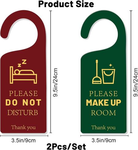 تشجكرافت لافتة باب من الاكريليك بعبارة «Do Not Disturb» من قطعتين، لافتة للتعليق على مقبض الباب، لافتة زينة للمنزل والعمل والمكتب والمدرسة وغرفة المؤتمرات والاجتماعات والاجتماعات in Saudi Arabia