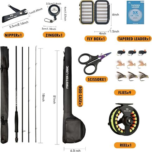 Stealth Fly Fishing Rod Combo Starter Kit in Saudi Arabia