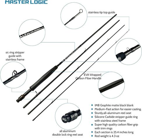 Stealth Fly Fishing Rod Combo Starter Kit in Saudi Arabia