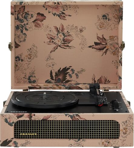 Crosley CR8017B-BK Voyager Record Player, Black in Saudi Arabia