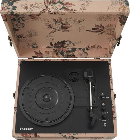 Crosley CR8017B-BK Voyager Record Player, Black in Saudi Arabia