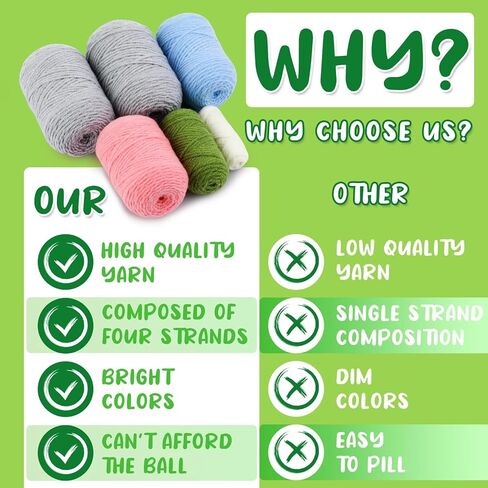 مجموعة WONVOC Crochet Starter Kit، مجموعة كروشيه للمبتدئين للبالغين، تعليمات خطوة بخطوة وفيديو تعليمي، مع خطاف كروشيه، غزل، ألياف البوليستر، علامات الغرز، سلك الأزهار، عيون بلاستيكية، حيوان الكسلان in Saudi Arabia