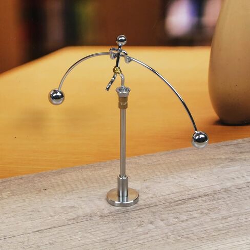 Sunnytech Balance Physics Toy Steel Balancing Toy Kinetic Art Balance Balancing Decompressive Science Psychology Home Office Toy for Desk Decor Toy WJ153 in Saudi Arabia