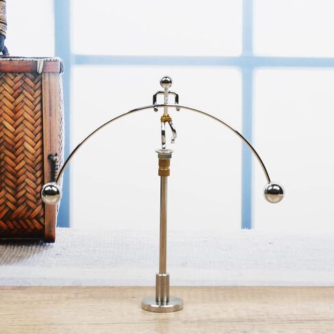 Sunnytech Balance Physics Toy Steel Balancing Toy Kinetic Art Balance Balancing Decompressive Science Psychology Home Office Toy for Desk Decor Toy WJ153 in Saudi Arabia