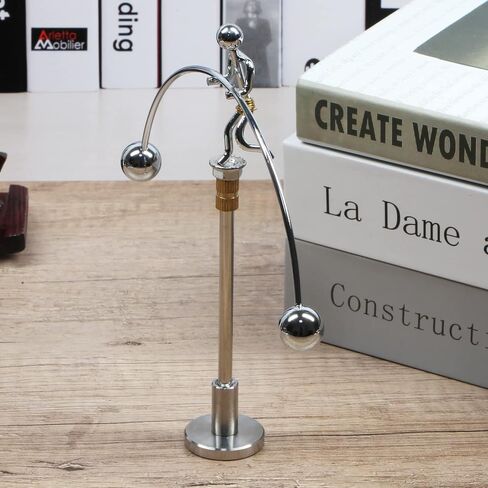Sunnytech Balance Physics Toy Steel Balancing Toy Kinetic Art Balance Balancing Decompressive Science Psychology Home Office Toy for Desk Decor Toy WJ153 in Saudi Arabia