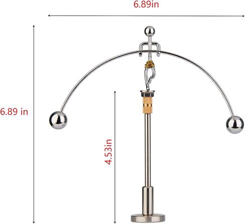 Sunnytech Balance Physics Toy Steel Balancing Toy Kinetic Art Balance Balancing Decompressive Science Psychology Home Office Toy for Desk Decor Toy WJ153 in Saudi Arabia
