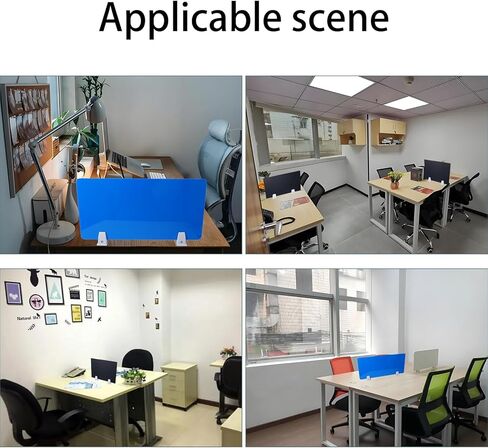 6 قطع من مشبك درع المكتب للوحة سميكة بسمك 2 إلى 20 مم، مشابك مقسمة للمكتب قابلة للتعديل، واقيات العطس من الألومنيوم، مشابك لوحة الخصوصية المكتبية للمكاتب والمتاجر والمدارس in Kuwait