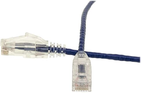 CableWholesale Cat6 Slim Ethernet Patch Cable ، 28AWG ، ETL Addressed ، RJ45 Gold Plate Connector Snagless/Boot unshieared (UTP) ، كابل شبكة الإنترنت ، برتقالي ، 6 أقدام in Kuwait