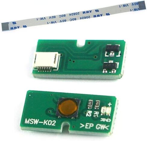 2pcs استبدال الطاقة على لوحة التبديل مع كابل فني لـ PlayStatoin3 PS3 4000 Cech 4000 Super Super MSW-K02 / MFW-001 (MFW-001 أضف كابلًا) in Saudi Arabia