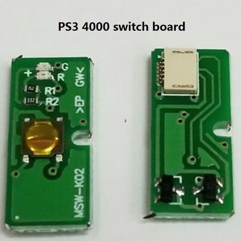 2pcs استبدال الطاقة على لوحة التبديل مع كابل فني لـ PlayStatoin3 PS3 4000 Cech 4000 Super Super MSW-K02 / MFW-001 (MFW-001 أضف كابلًا) in Saudi Arabia