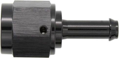 Aluminum Straight 6AN Female Swivel to 5/16" Push on Hose Barb Fitting Adapter Alloy Black in Kuwait
