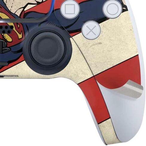 Skinit Decal Gaming Skin Compatible with PS5 Bundle - Officially Licensed DC Comics Superman Vintage Pose American Flag Design in Saudi Arabia