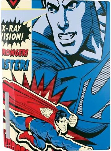 Skinit Decal Gaming Skin Compatible with PS5 Bundle - Officially Licensed DC Comics Superman Vintage Pose American Flag Design in Saudi Arabia