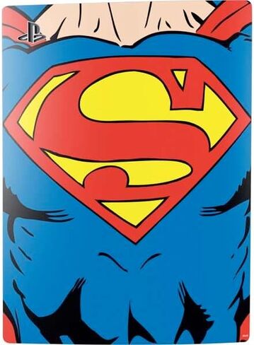 Skinit Decal Gaming Skin Compatible with PS5 Bundle - Officially Licensed DC Comics Superman Vintage Pose American Flag Design in Saudi Arabia