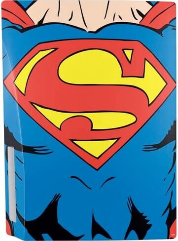 Skinit Decal Gaming Skin Compatible with PS5 Bundle - Officially Licensed DC Comics Superman Vintage Pose American Flag Design in Saudi Arabia