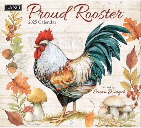 Lang Companies, Proud Rooster Special Edition 2024 Wall Calendar in Saudi Arabia