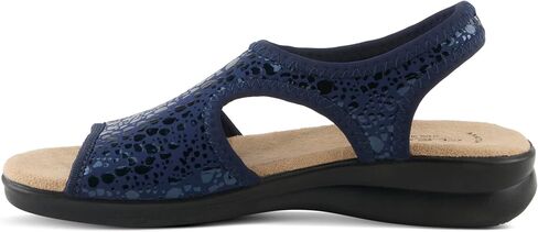 Spring Step Flexus Nyaman Slingback Sandals for Women | Low Heel Slip-On Summer Sandals | Ladies Casual Flat Platform Sandal | Black EU 41 / US 9.5-10 in Saudi Arabia