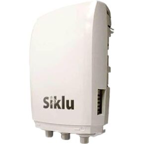 Siklu MH-T200-CNN-POE-MWB MultiHaul TU 90° Base Rate 100Mbps Upgradable to 1000Mbps 1 RJ-45 MK and PoE Injector Included, IP-65, White; Up to 8 Terminal Units, TU or cTU, Per Each BU