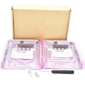 2 عبوة 654540-001 SAS/SATA/SSD 2.5 "إلى 3.5" محول محرك HP 651314-001/373211-001 Dell F238F/KG1CH HDD صينية مع 8 براغي+ 1 مفك البراغي