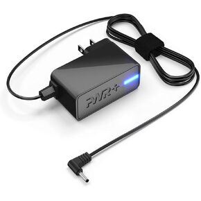 [UL Listed] Pwr+ Extra Long 6.5 Ft AC Adapter Rapid Charger for Philips, DBPOWER, YOTON, ieGeek, WONNIE Portable DVD Player Power Supply Cord