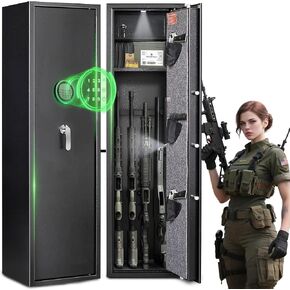 Gun Safes, Gun Cabinet 3 Rifle Safe for Rifles and Pistols, Gun Safe Gun Locker Gun Storage Gun Cabinets for Rifles and Shotguns Rifle Safes for Home (All-in-one 3 Gun Safe-Digital)