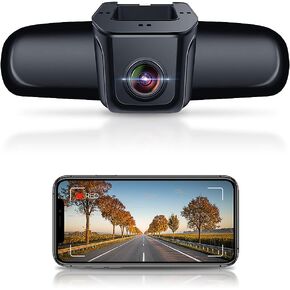 Fitcamx 4K Dual Dash Cam, Front and Rear Car Recorder with WiFi, 2160P+1080P Recording, Universal Dashboard Camera with WDR Night Vision, Loop Recording, G-Sensor, Included 128GB Card