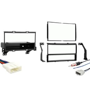 Harmony Audio Compatible with Fits Nissan Sentra 2007 2008 2009 2010 2011 2012 Single or Double DIN Stereo Radio Install Dash Kit