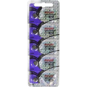 SR626SW 377 Silver Oxide Watch Battery 5 Pack
